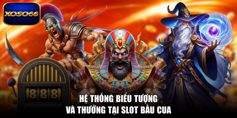 Hệ thống biểu tượng và thưởng tại slot bầu cua